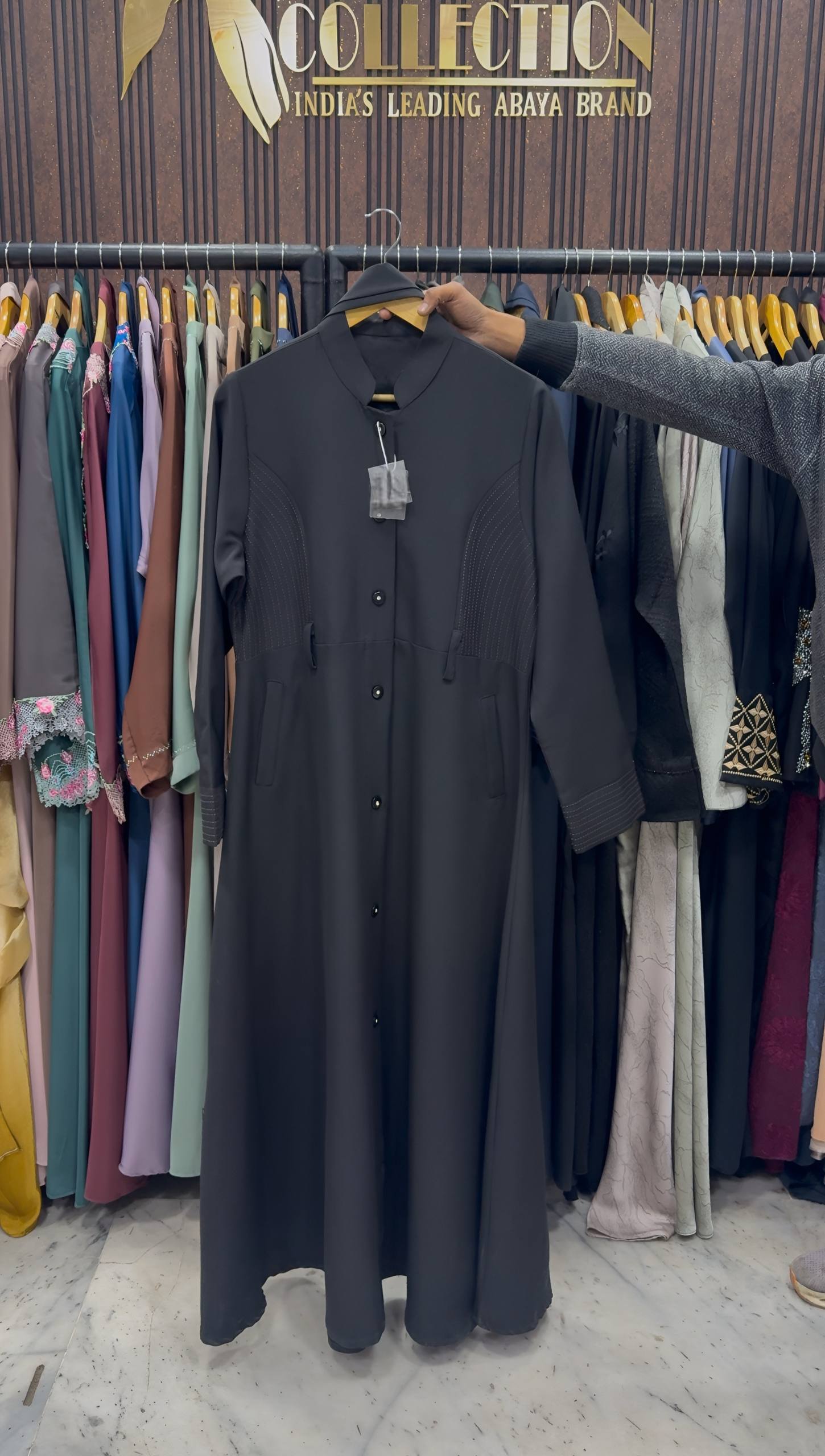 MYSA COAT STYLE ABAYA | BLACK