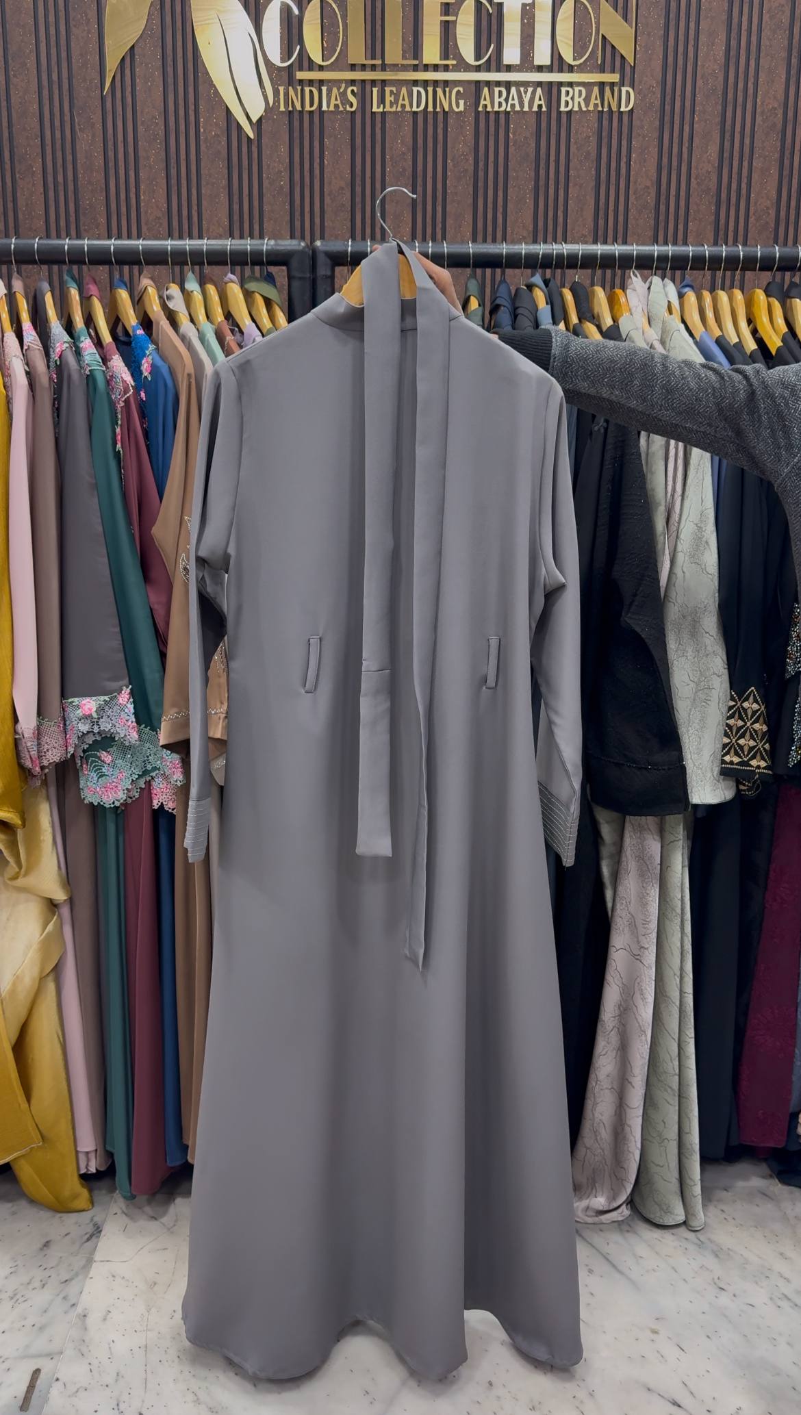 MYSA COAT STYLE ABAYA | SLASH GRAY