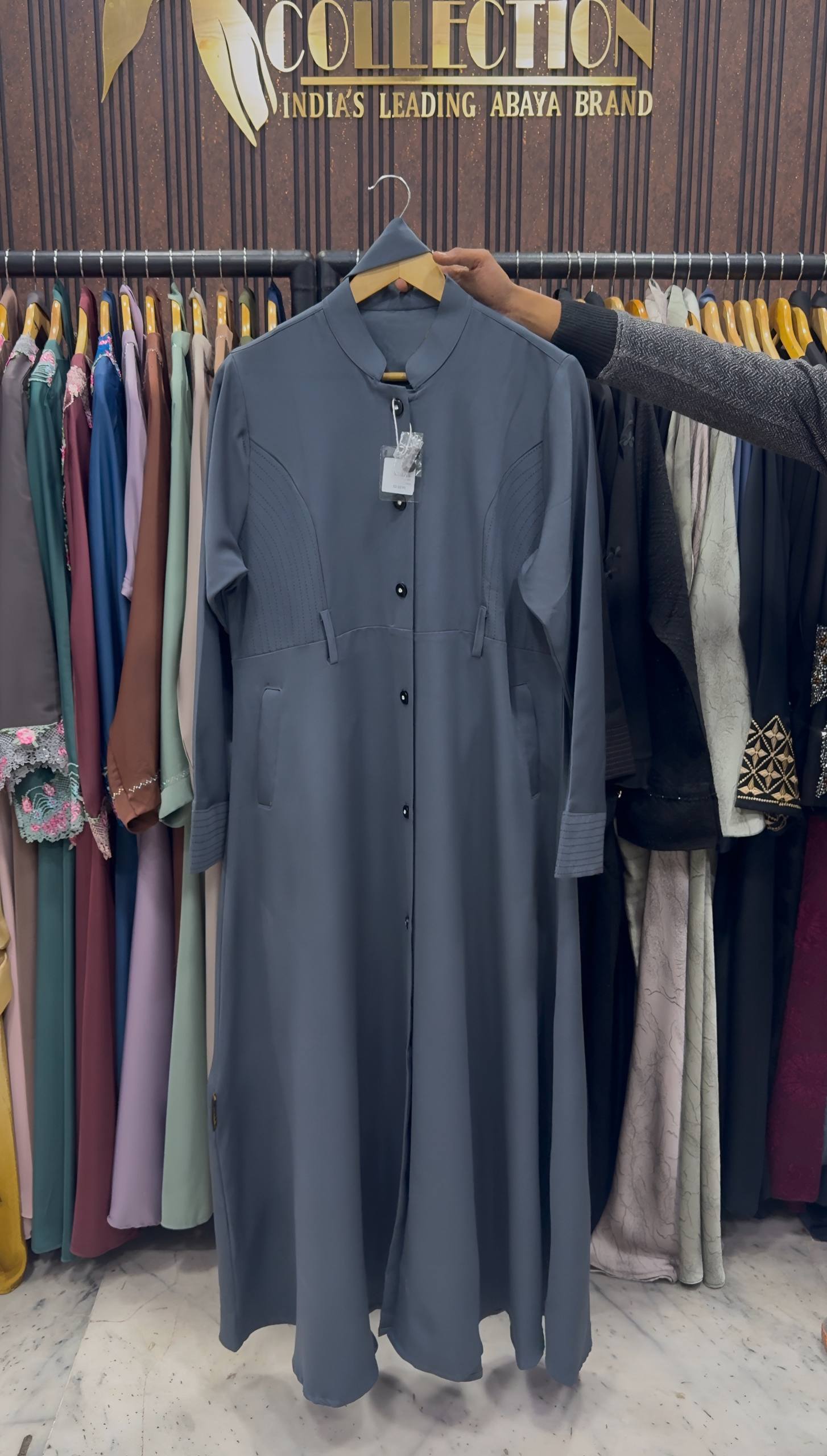 MYSA COAT STYLE ABAYA | D-GRAY