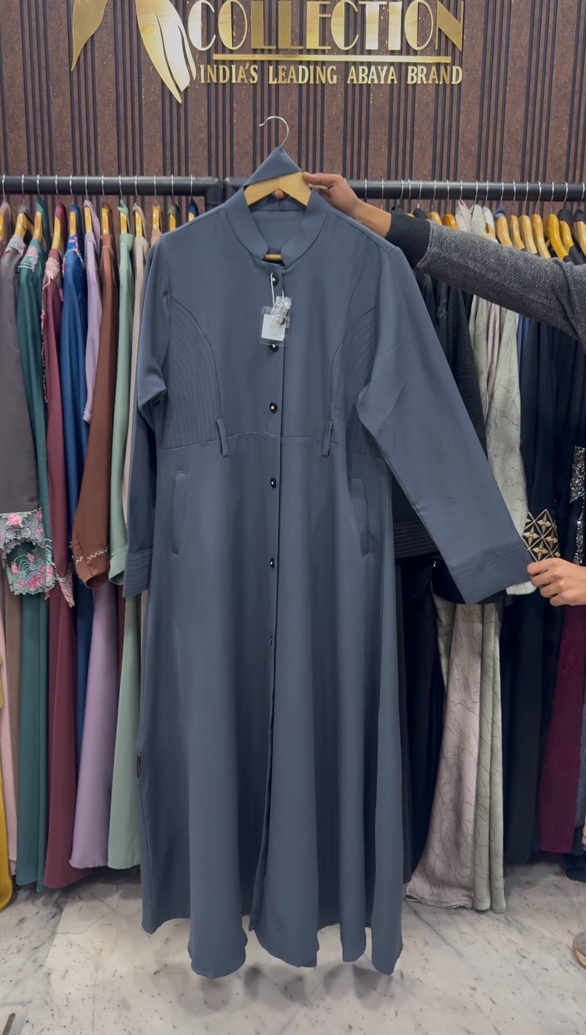 MYSA COAT STYLE ABAYA | D-GRAY