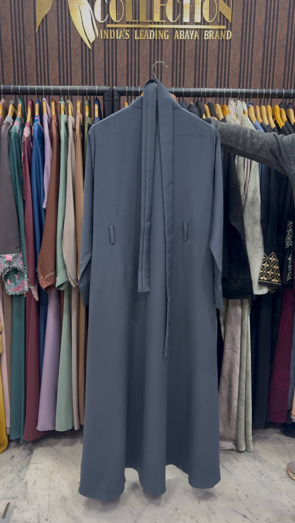 MYSA COAT STYLE ABAYA | D-GRAY