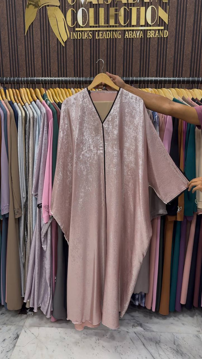 AMREEN SIMMER KAFTAN ABAYA | PEACH