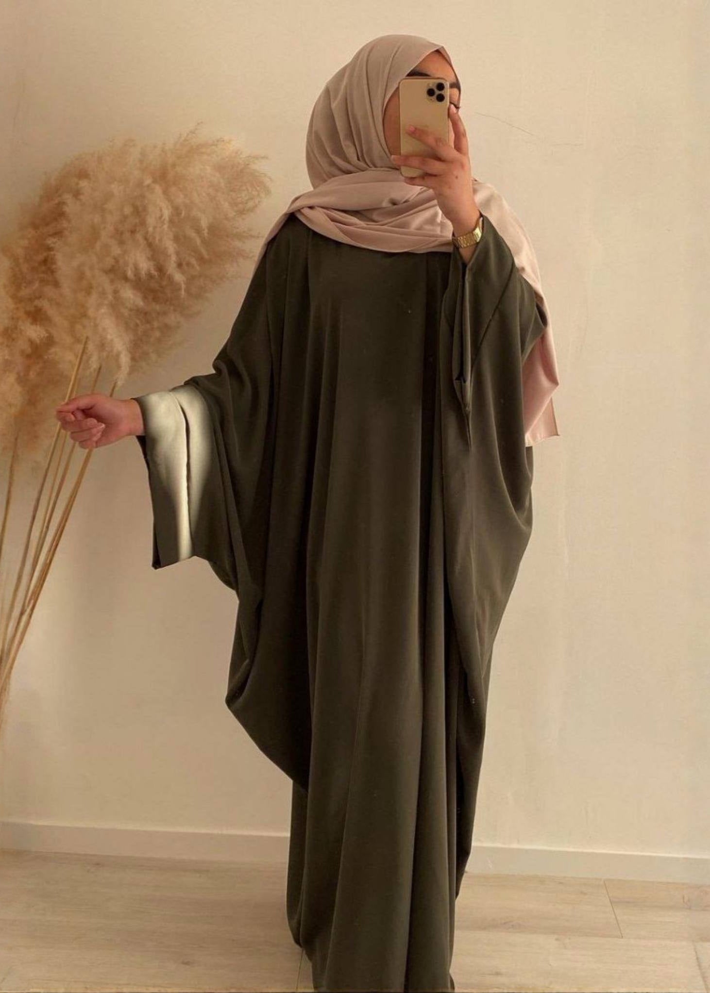 AREBIYAN KAFTAN ABAYA | NEW - OLIVE