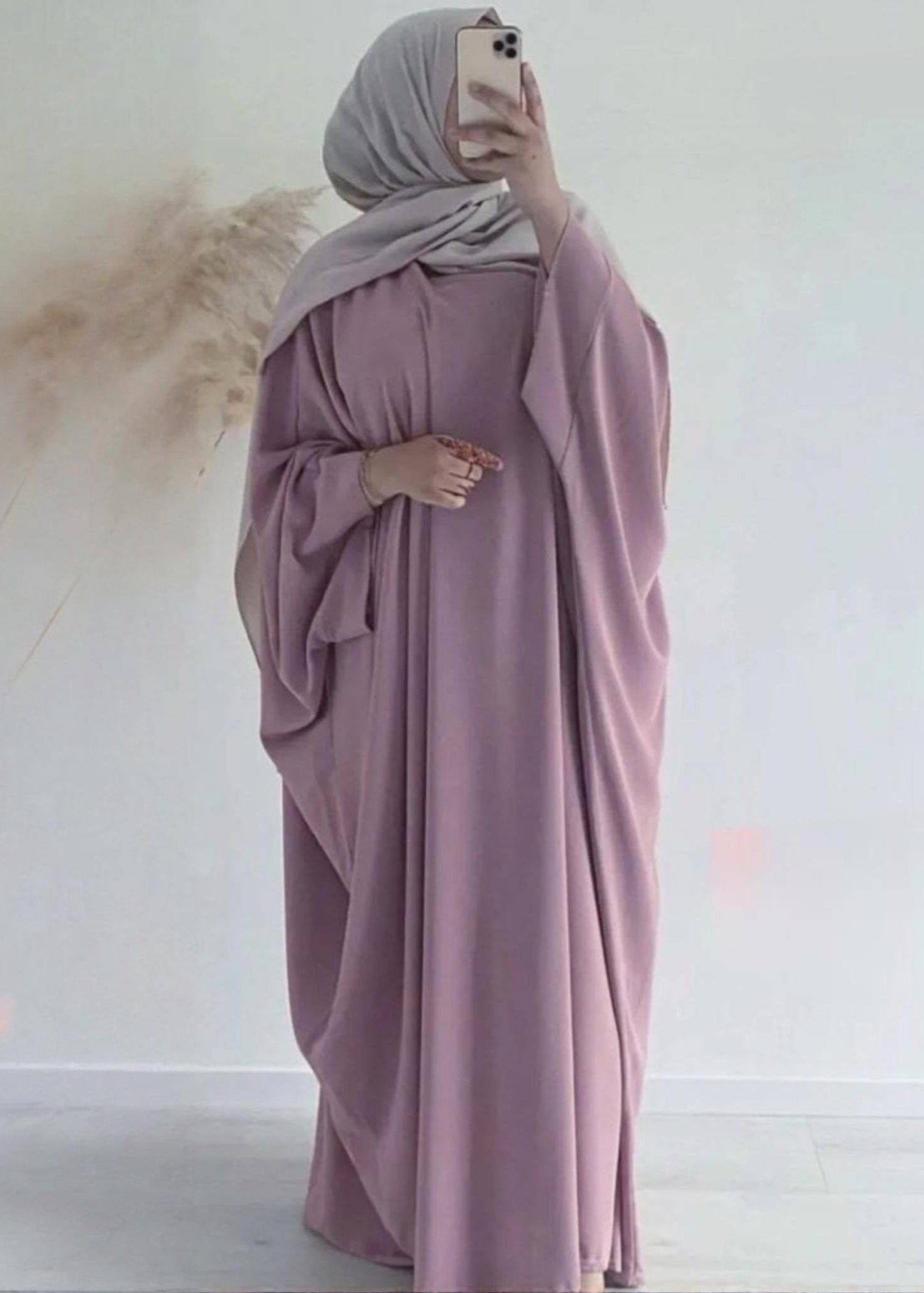 AREBIYAN KAFTAN ABAYA | LIPS PINK