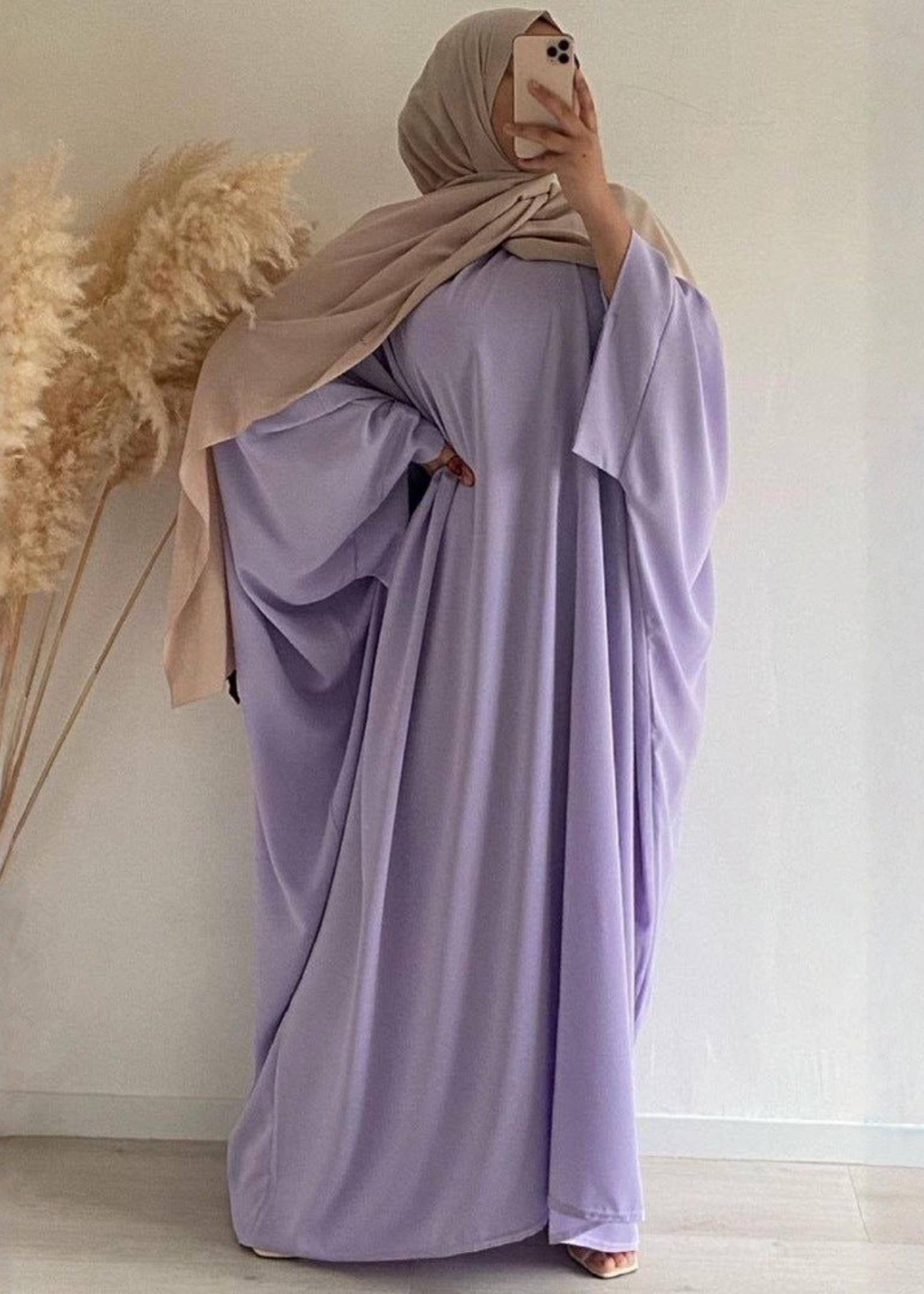 AREBIYAN KAFTAN ABAYA | LITE LAVENDER