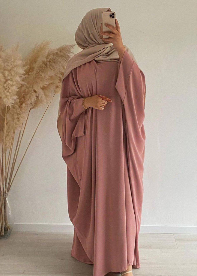 AREBIYAN KAFTAN ABAYA | FLAMINGO