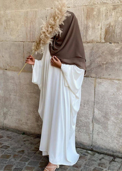 AREBIYAN KAFTAN ABAYA | WHITE