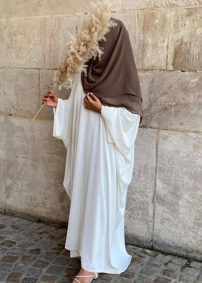 AREBIYAN KAFTAN ABAYA | WHITE