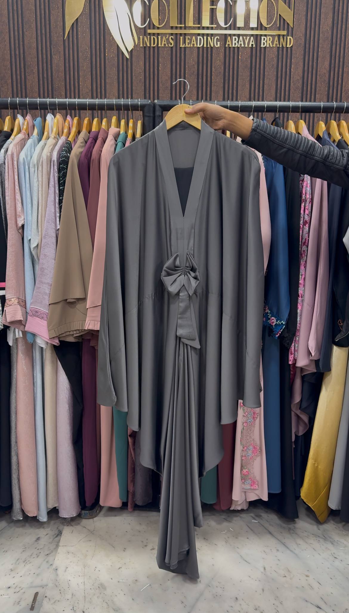 UMRAH KAFTAN ABAYA | GRAY