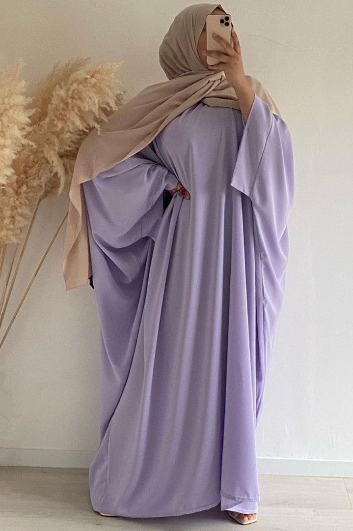 Arebiyan Kaftan Abaya ( LITE LAVENDER )