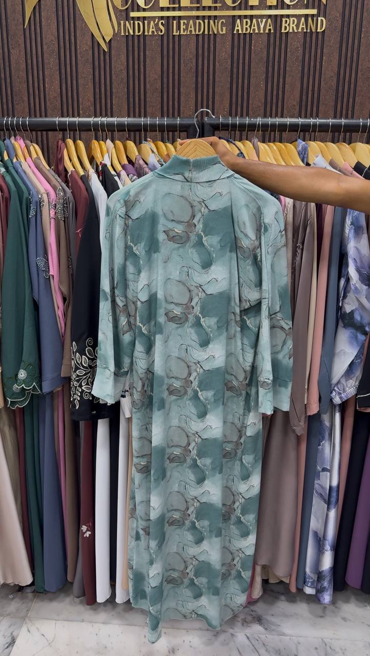 VELORA FRONT OPEN ABAYA | SHADE-07