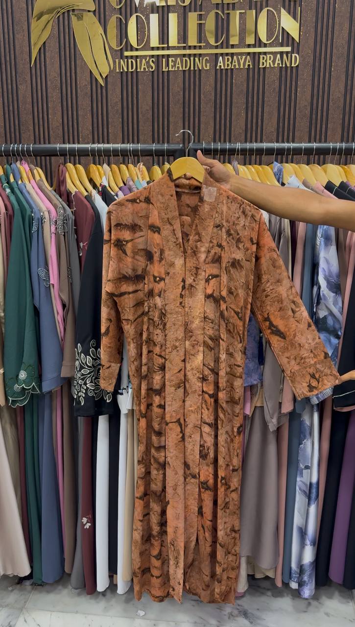 VELORA FRONT OPEN ABAYA | SHADE-06