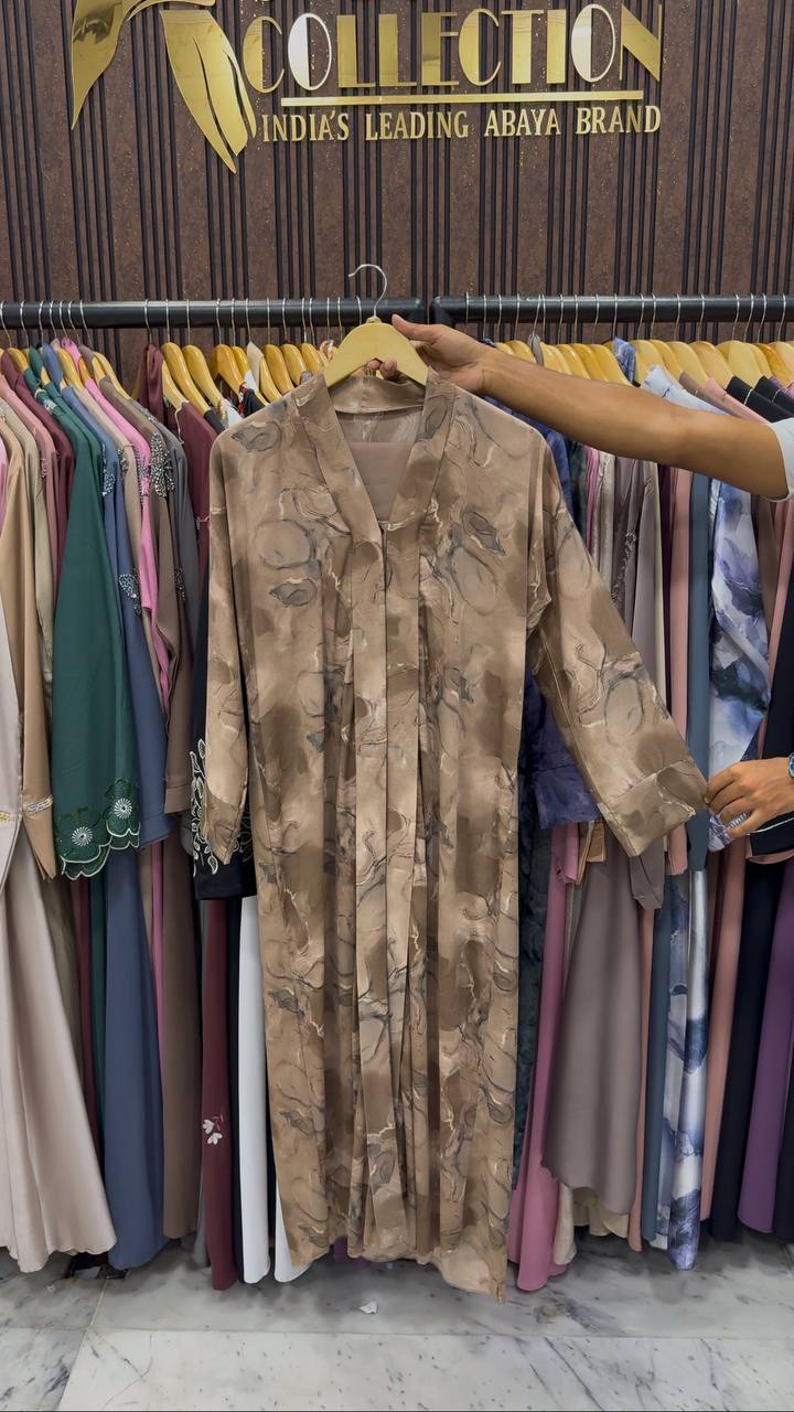 VELORA FRONT OPEN ABAYA | SHADE-03