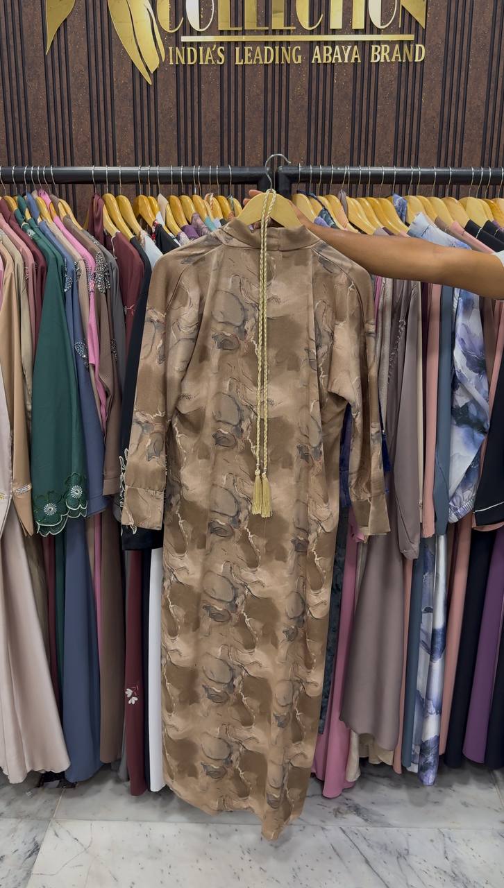 VELORA FRONT OPEN ABAYA | SHADE-03