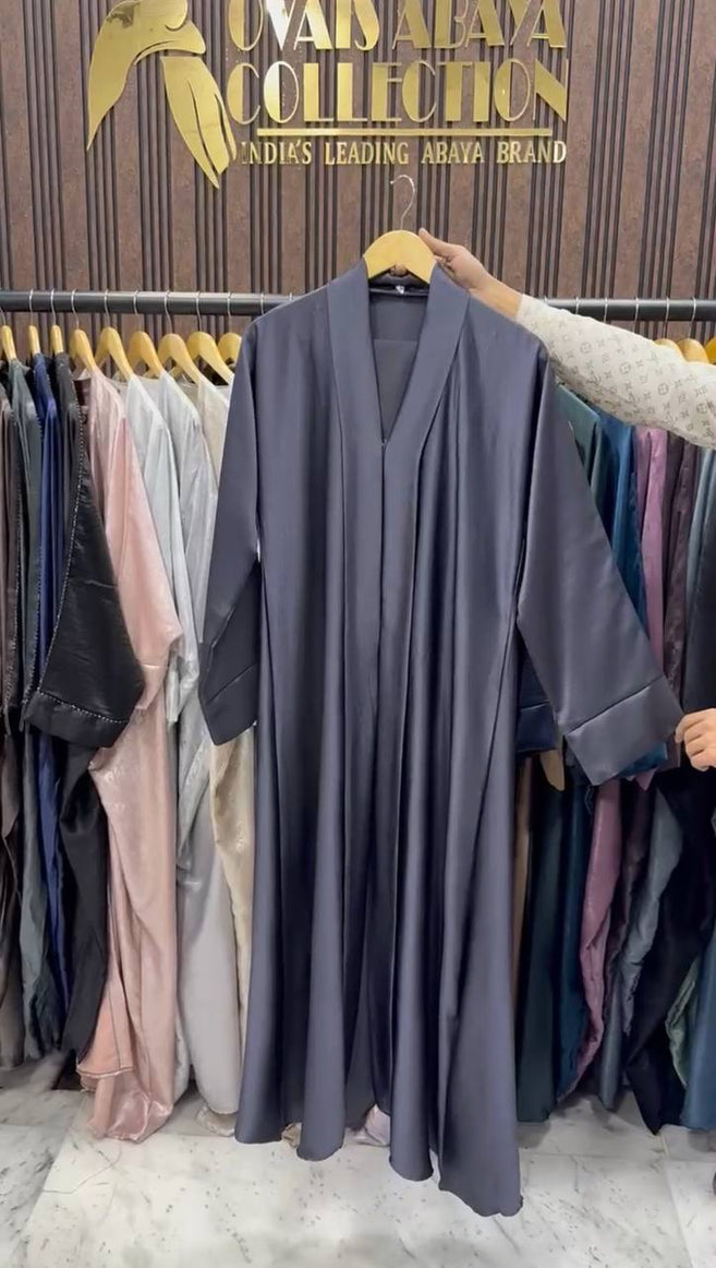 HAYATE DXB KIMONO ABAYA | DARK GRAY