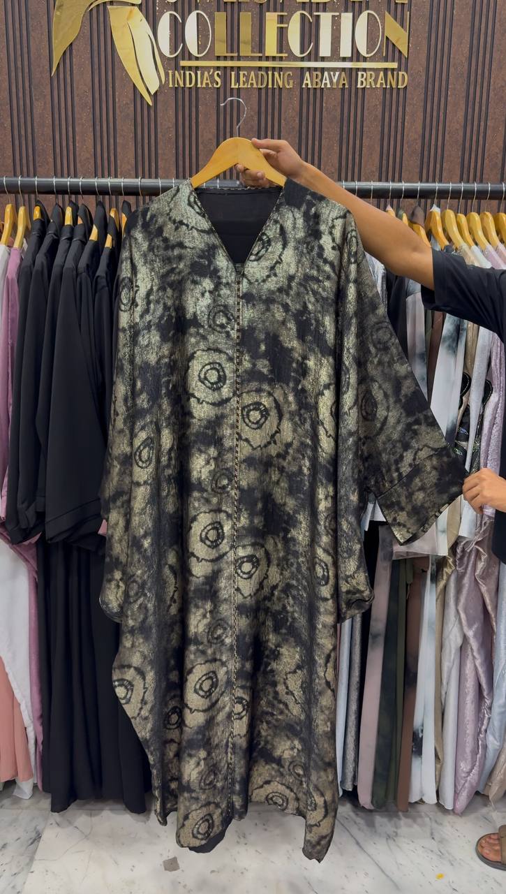 SIBEL PRINTED KAFTAN ABAYA | PRINT-02