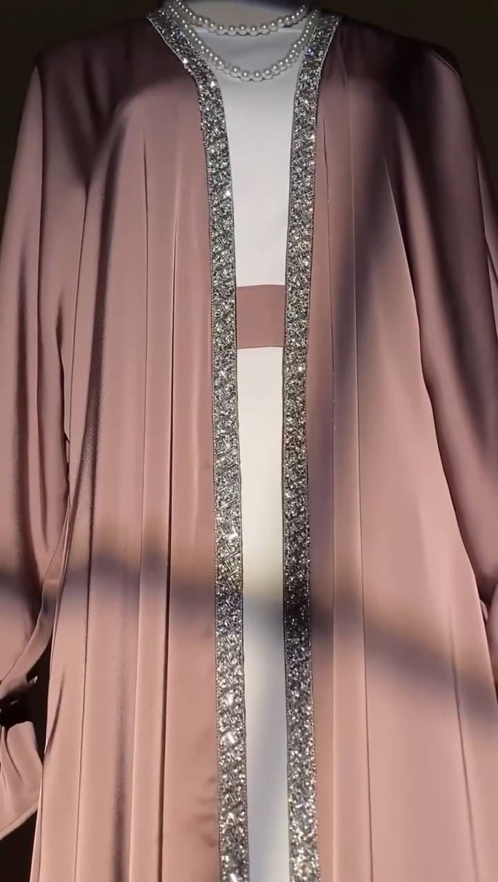 SAHARA DOUBLE SHRUG ABAYA | GHESTNUT LITE
