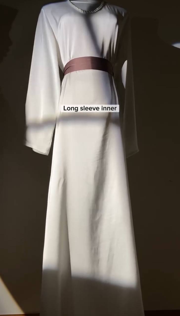 SAHARA DOUBLE SHRUG ABAYA | GHESTNUT LITE