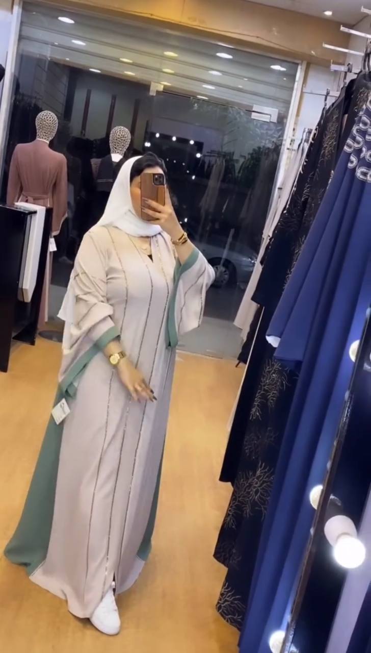 AL-ALINA FULLY CLOSED ABAYA | NUDE