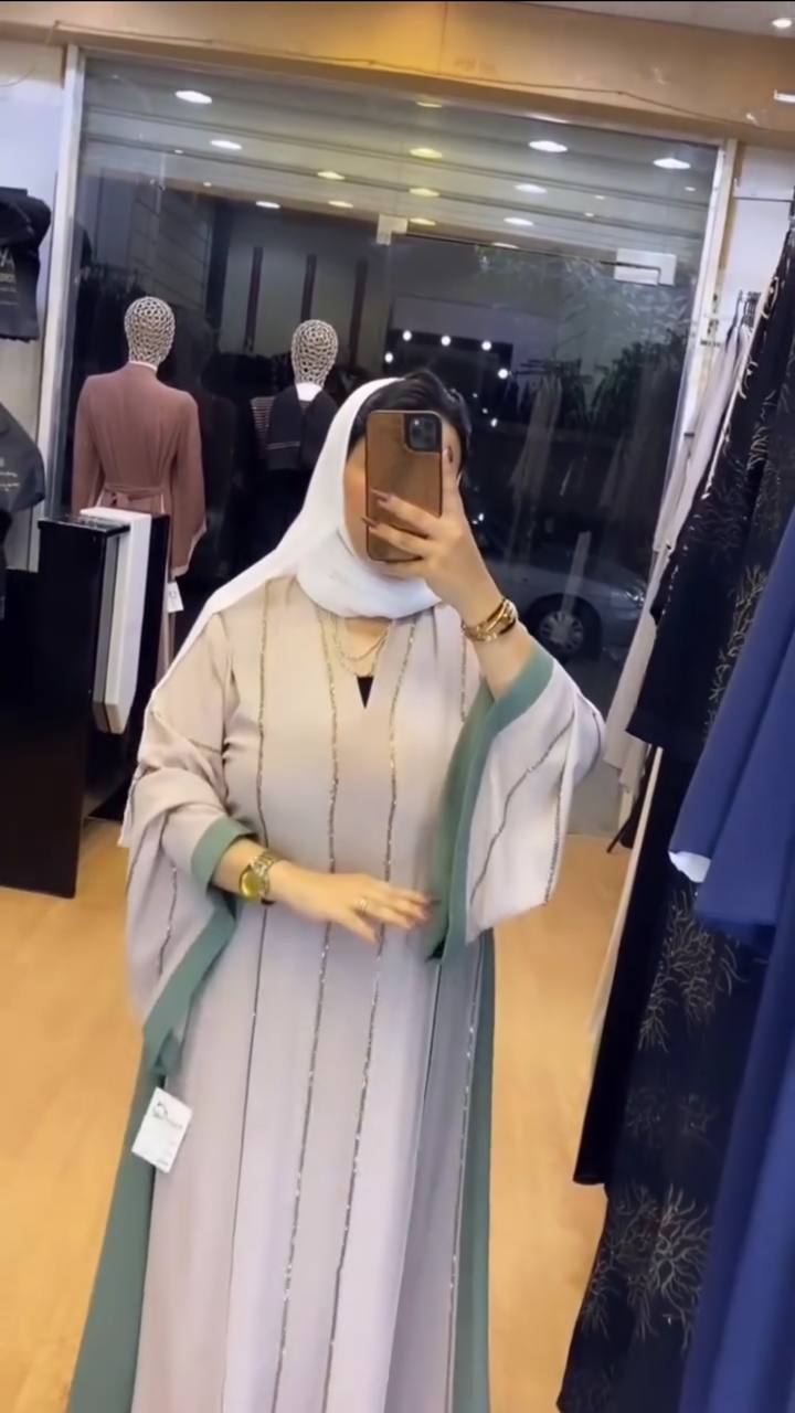 AL-ALINA FULLY CLOSED ABAYA | NUDE