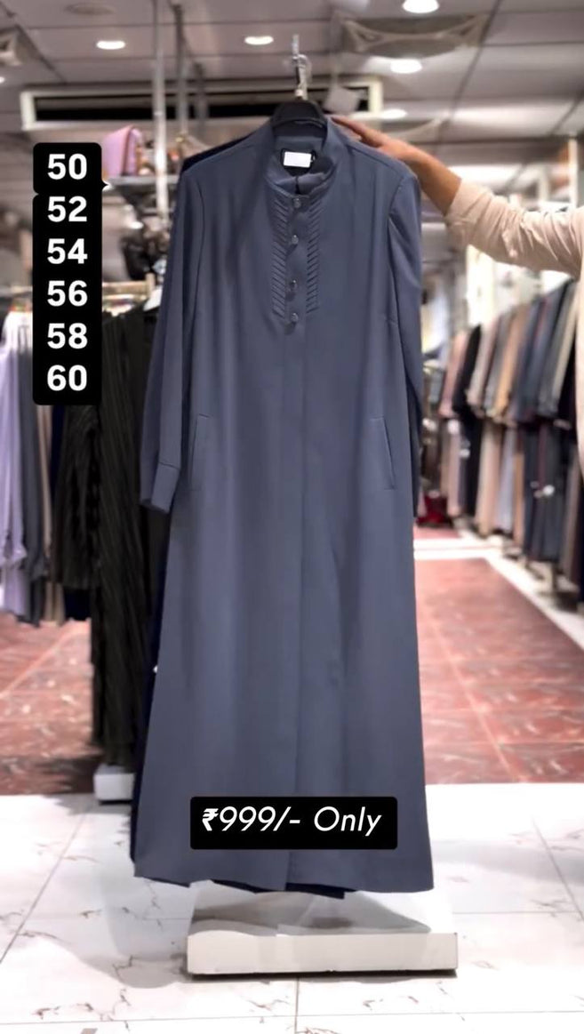 AYLA POCKET ABAYA | GRAY