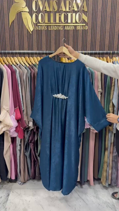 AL-ZAINAB BROACH ABAYA | TEAL