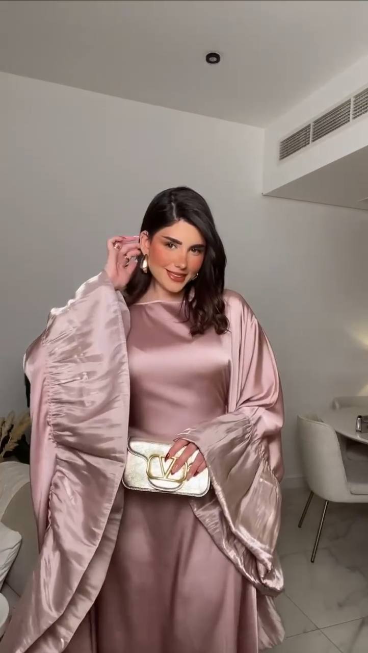 AMAYRA KAFTAN ABAYA  | PINK