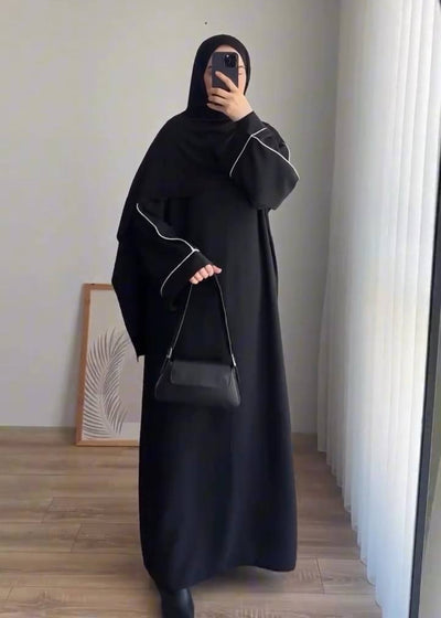 HANIA PIPIN ABAYA | BLACK