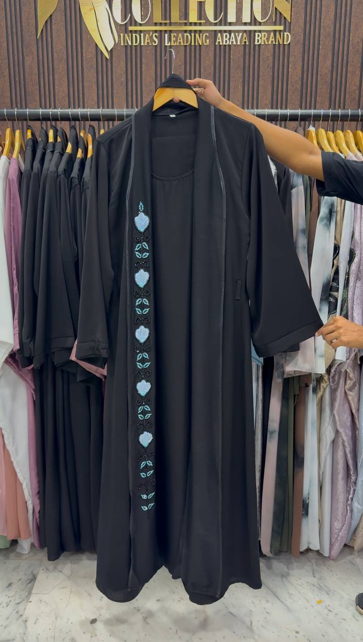 AL-ZOYA DOUBLE SHRUG COAT ABAYA | SHADE-07