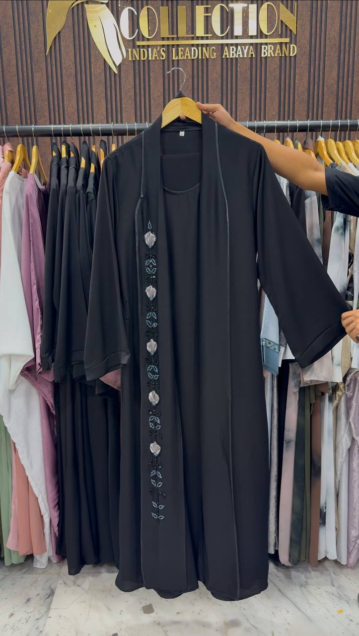 AL-ZOYA DOUBLE SHRUG COAT ABAYA | SHADE-06