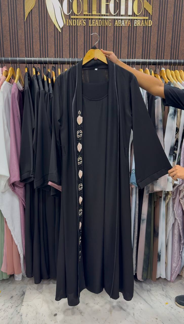 AL-ZOYA DOUBLE SHRUG COAT ABAYA | SHADE-05