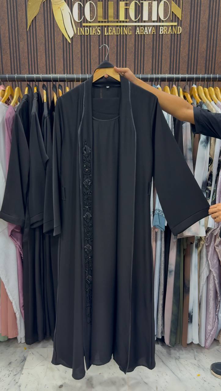 AL-ZOYA DOUBLE SHRUG COAT ABAYA | SHADE-04