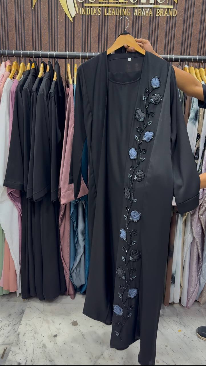 AL-ZOYA DOUBLE SHRUG BLAZER ABAYA | SHADE-03
