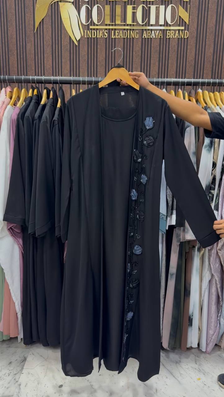 AL-ZOYA DOUBLE SHRUG BLAZER ABAYA | SHADE-03