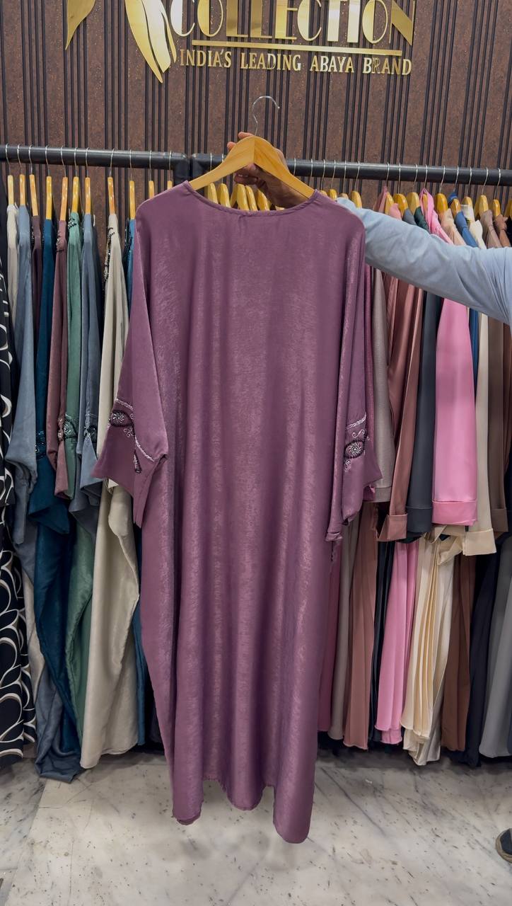 GULAFSHA HANDWORK ABAYA | PINK