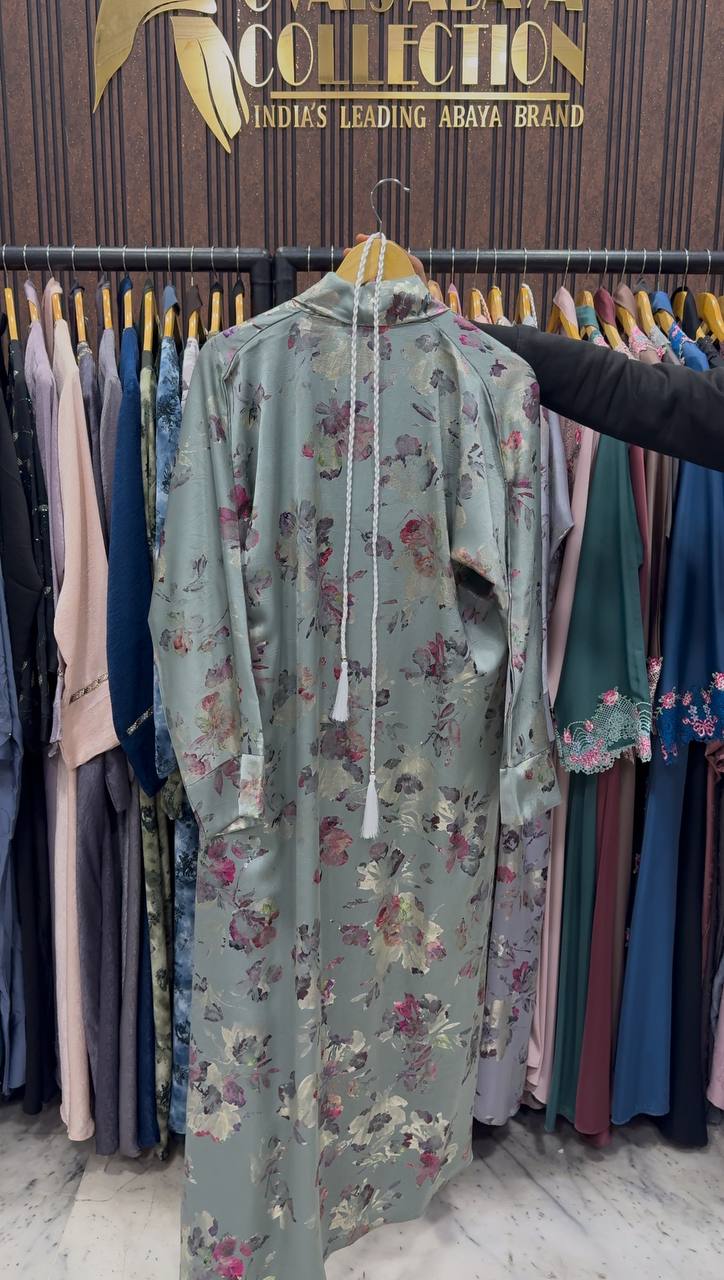 RUBIE KIMONO ABAYA | SEA GREEN