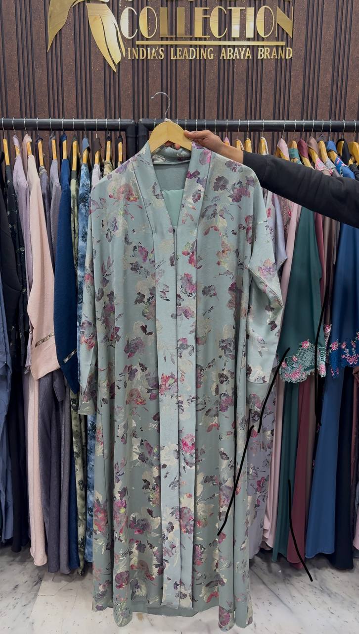 RUBIE KIMONO ABAYA | SEA GREEN