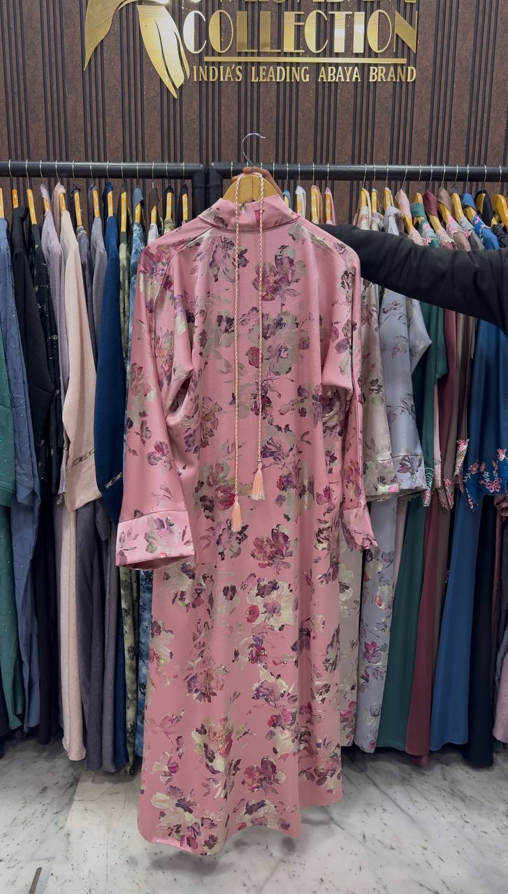 RUBIE KIMONO ABAYA | PEACH