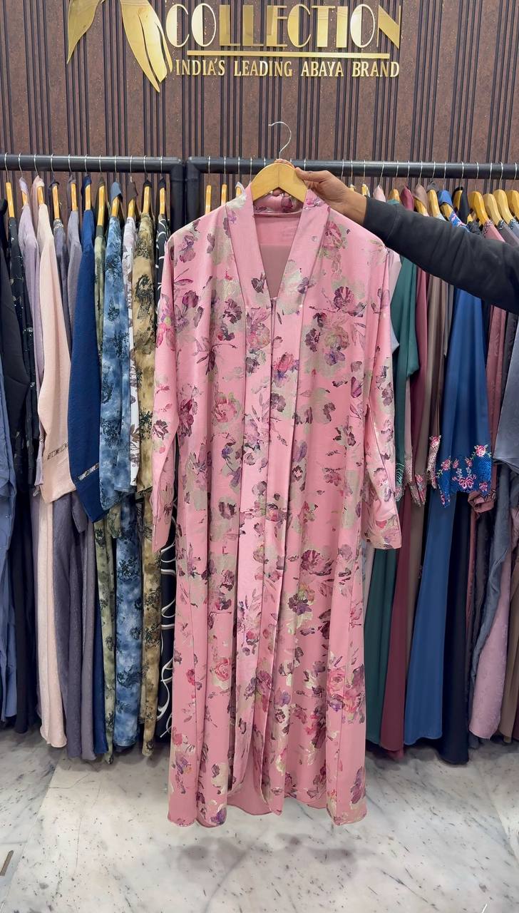 RUBIE KIMONO ABAYA | PEACH