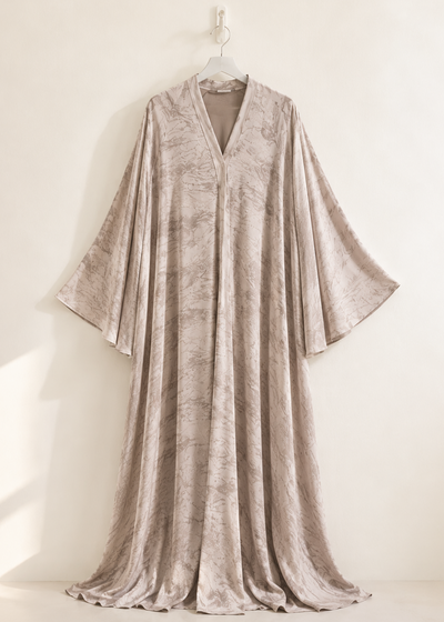 HAYA LUXE UMBRELLA ABAYA | GRAY