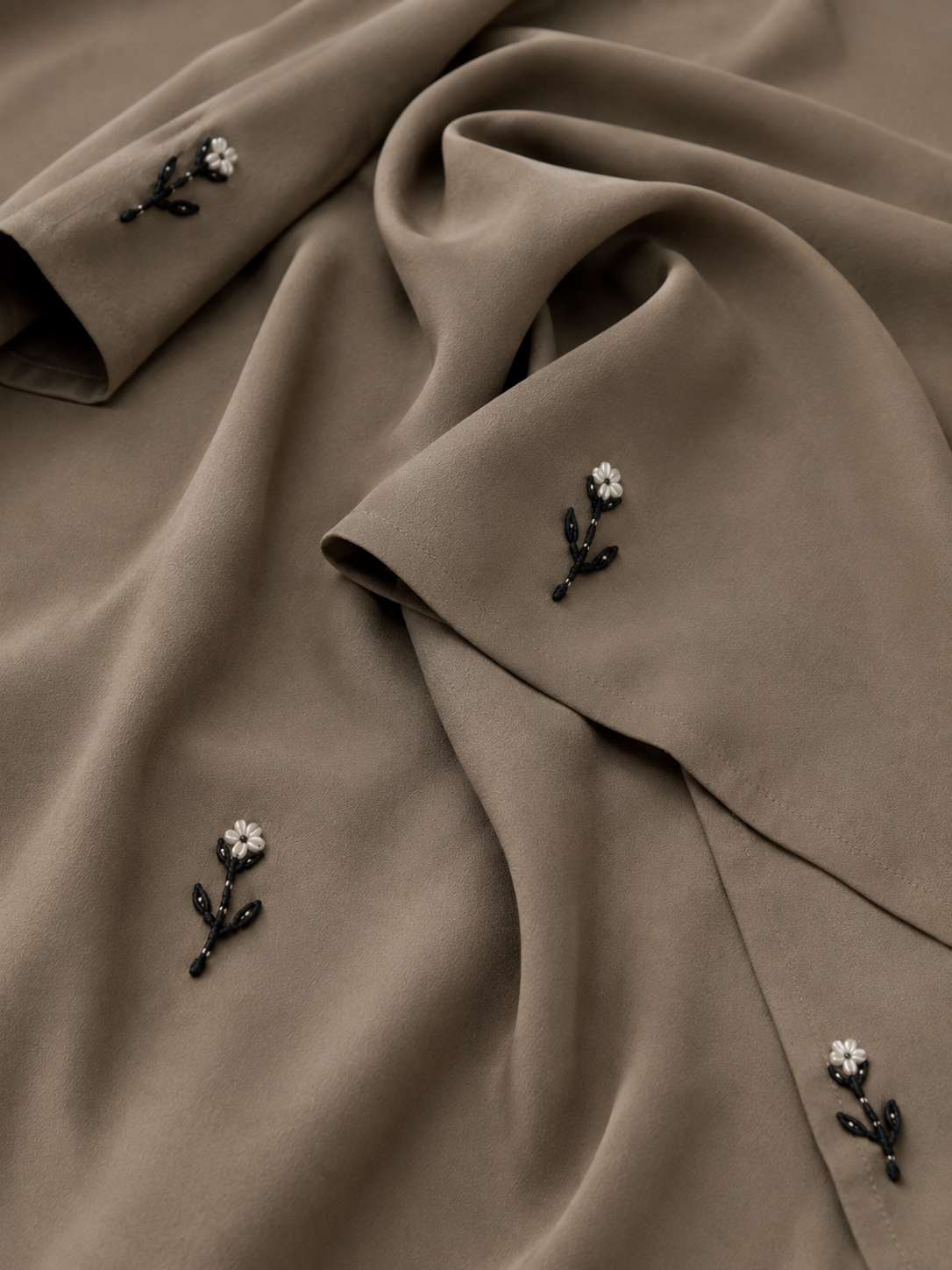 ESHAL FRONT OPEN ABAYA | NUDE