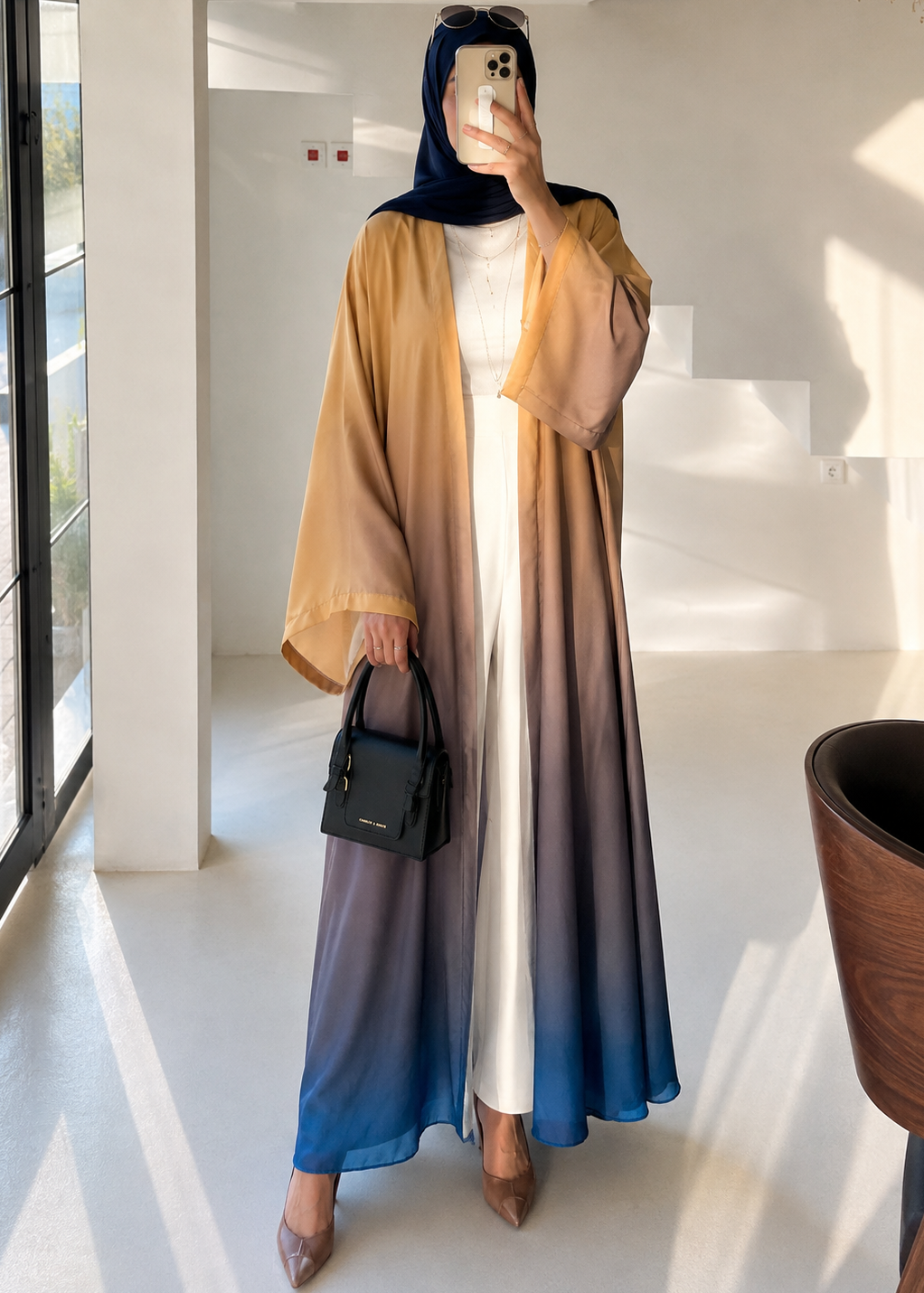 ASNIYA A-LINE DS ABAYA | B&N