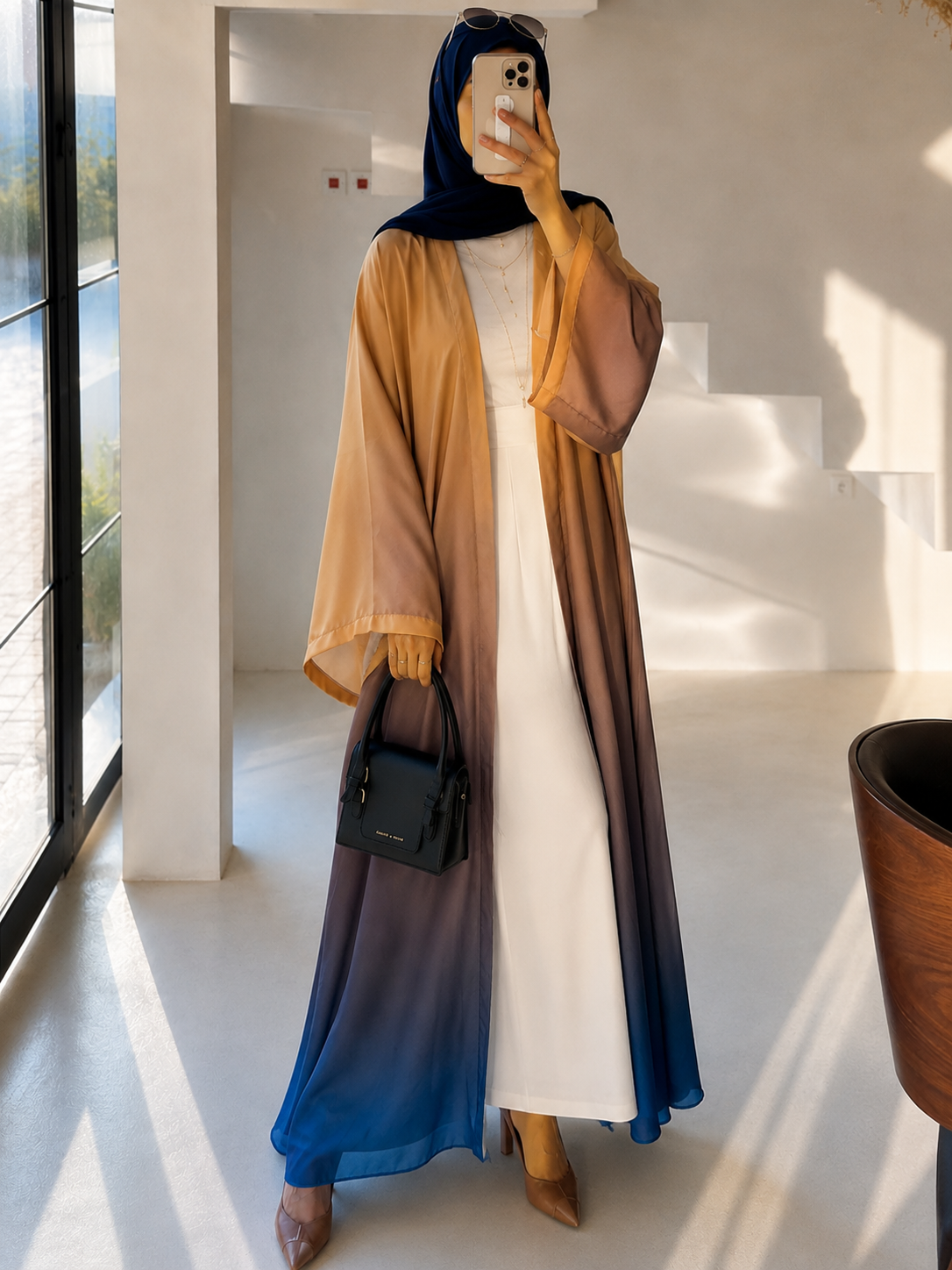 ASNIYA A-LINE DS ABAYA | B&N
