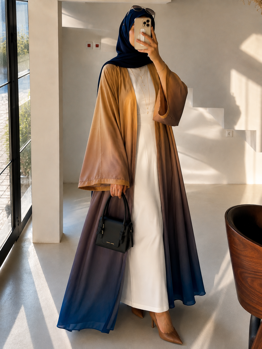 ASNIYA A-LINE DS ABAYA | B&N