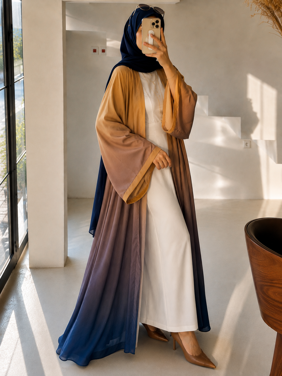 ASNIYA A-LINE DS ABAYA | B&N