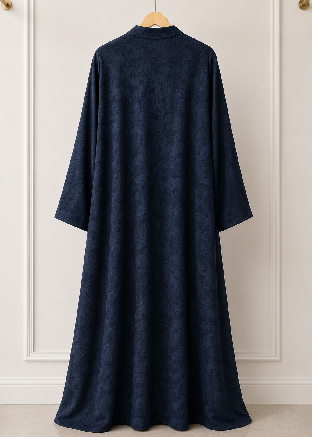 SAMRAH FRONT OPEN ABAYA | BLUE