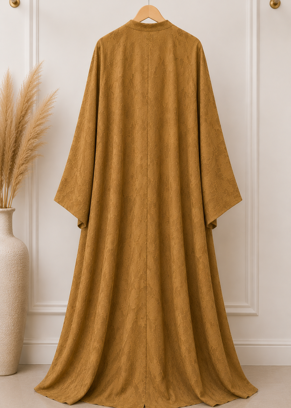 SAMRAH FRONT OPEN ABAYA | NUDE