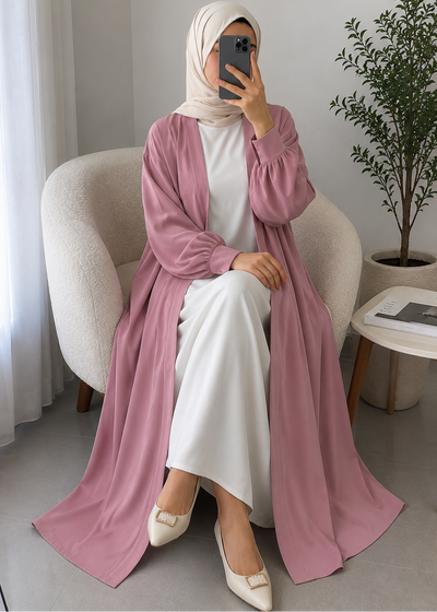 HAFSAH DS ABAYA | PINK
