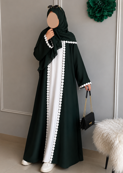 DAISY DS ABAYA | BOTTLE GREEN