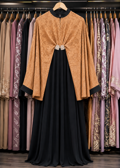 AFSHAH MARBELLA KAFTAN ABAYA | GOLDEN